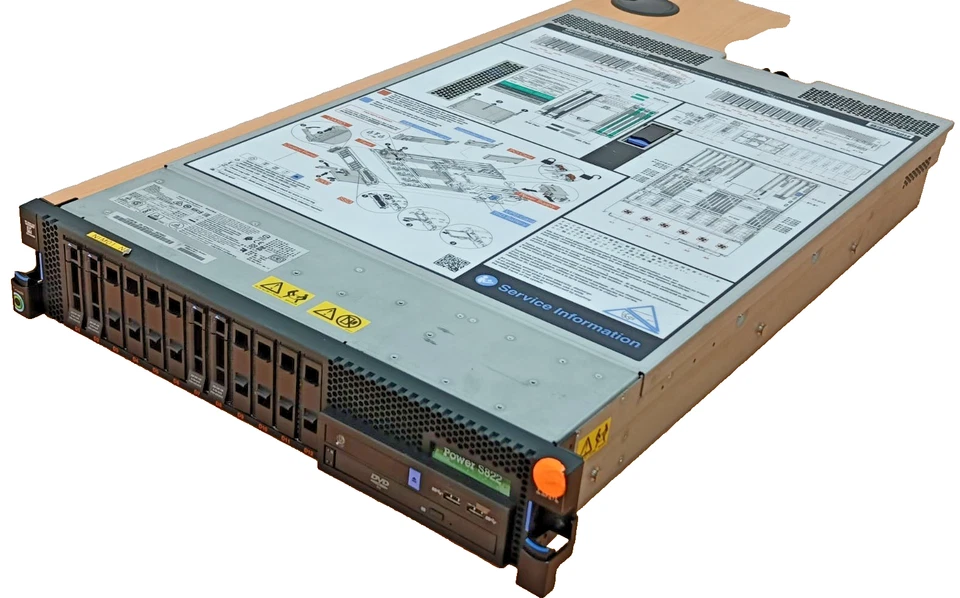 IBM Power S822 (8284-22A) Server | 2x 300GB HDD |   DDR3 RAM | RAID - Image 2 of 4