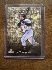 2001 Topps Baseball Noteworthy Jeff Bagwell #TN15 NM-Mint