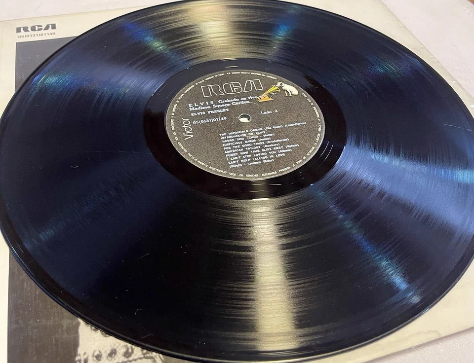 Elvis Presley ‎– Elvis As Recorded At Madison Square Garden - RCA Colombia - Изображение 4 из 4