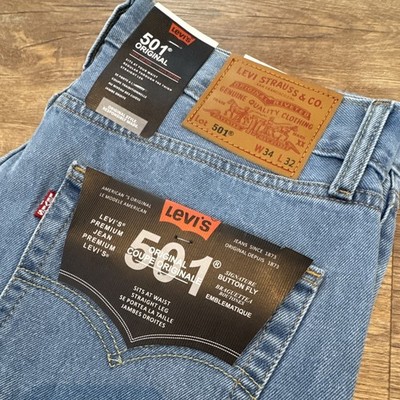 Levi's 501 Original Jeans für Herren - Light Blau, W34 L32