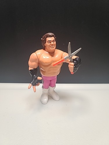 HASBRO WWF 1990 BRUTUS THE BARBER BEEFCAKE WRESTLI...