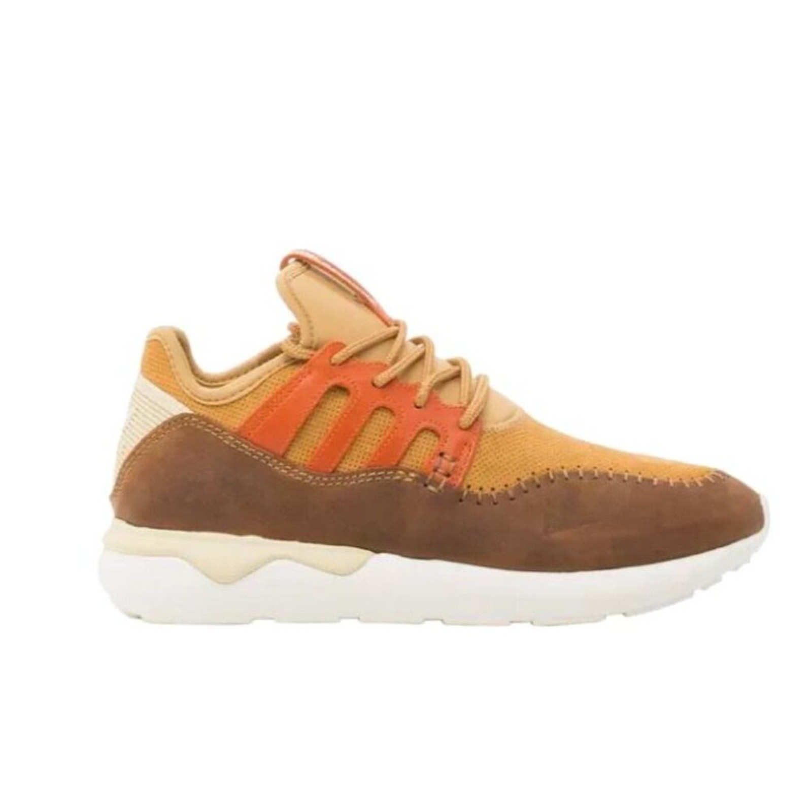 Adidas RARE Tubular Moccasin Runner Mesa Leather Trainers Sneakers Orange 9.5 Adidas RARE Tubular Moccasin Runner Mesa Leather Trainers Sneakers Orange 9.5