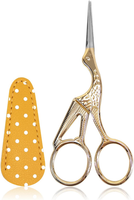 Stickschere, 11,5 Cm/4,5 Zoll Edelstahl Storch Fadenschere Kleine Handwerksscher