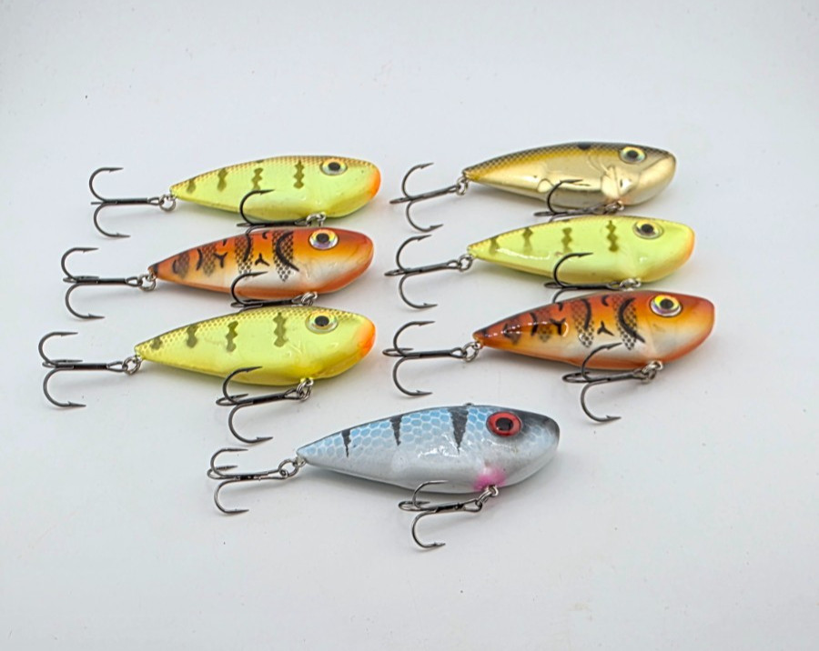 (7) Strike King Red Eyed Shad 3/4 oz Lipless Crankbait Fishing Lures Lot of 7 - Image 3