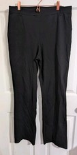 Quince Womens Pants Black Pull On Elastic Waist Stretch Size Large