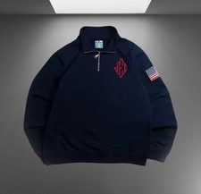 Jeffery Epstein Quarter up Navy Blue Sweatshirt Rare 