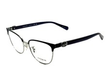 COACH HC 5130 9388 NAVY/SHINY SILVER WOMEN EYEGLASSES 53MM 17 140