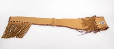 Handmade Indian Beaded Rifle Scabbard Sioux Style Suede Leather Gun Cover