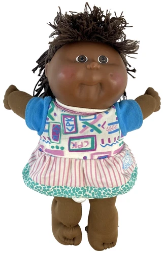 1991 Cabbage Patch Doll Hasbro Black African American Original Outfit