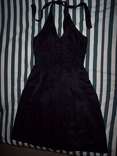 Sleeveless Black Evening Party Cocktail Semi-formal Dress