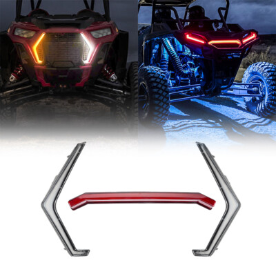 KEMIMOTO Front & Rear Accent Fang Lights 2884053 For Polaris
