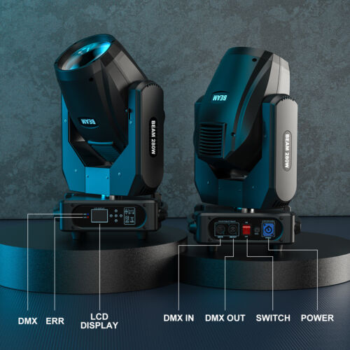280W Prism 10R 17 Gobo 14 Colors DMX LED Beam Moving Head Disco Stage Light Spot - Bild 9 von 19