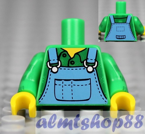 LEGO - Torsos CITY Male - PICK YOUR STYLE - Minifigure Body Parts Vest Town B - Picture 87 of 91