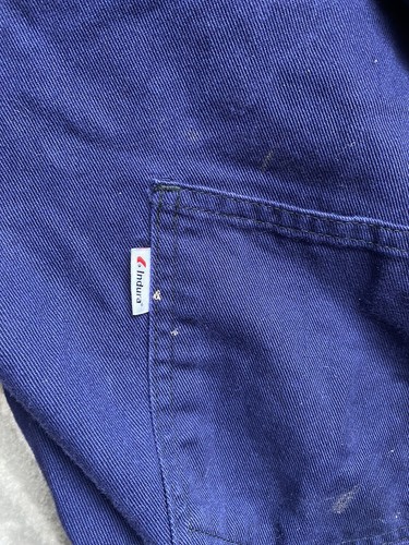 Workrite FR Coveralls Blue Flame-Resistant Workwear Full Zip Westex XLG XL - Picture 7 of 9