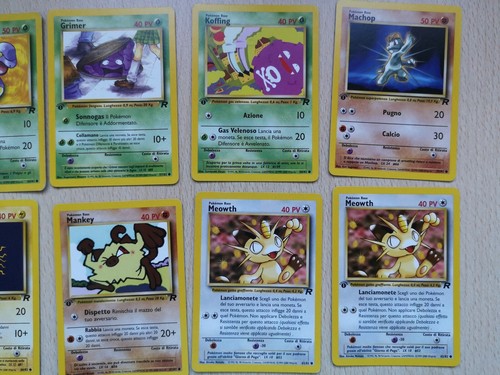 TEAM ROCKET SET POKEMON (SINGOLE, PRIMA EDIZIONE, NON COMUNI) - SCONTI - Foto 203 di 378