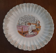 Now I lay me down to sleep plate by Sanders & Co. NashVille TN with hanger