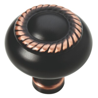 Brainerd 1.25'' (32mm) Rope Knob / Bronze w/Copper Highlights P26055W-VBC-C NEW!
