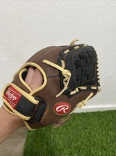 Rawlings RBG36BC 12 1/2" RHT Leather Baseball Glove Brown Nice 
