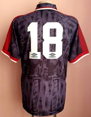 Ajax 1996 - 1997 Away football Umbro shirt #18 Musampa | eBay