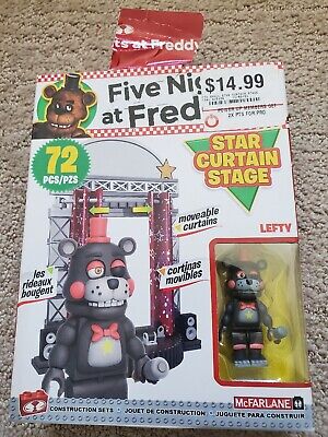 2020 Five Nights At Freddy's Construction 6 SETS FNAF STAGE STAR