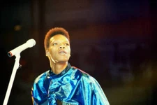 Ronnie DeVoe of New Edition performs during the 'NE Heartbreak To- 1988 Photo 4