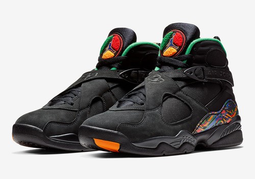 Nike Air Jordan 8 Retro SZ 8 Black 