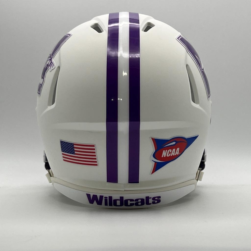 アメフトアメリカ大学ヘルメットノースウェスタンワイルドキャッツレプリカ Northwestern Wildcats CUSTOM Concept Matte White Mini