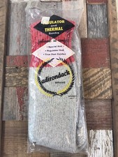 Insulator Thermal Wool/Cotton Blend Knit Boot Socks Sz Large 12-13 USA Prep Hike