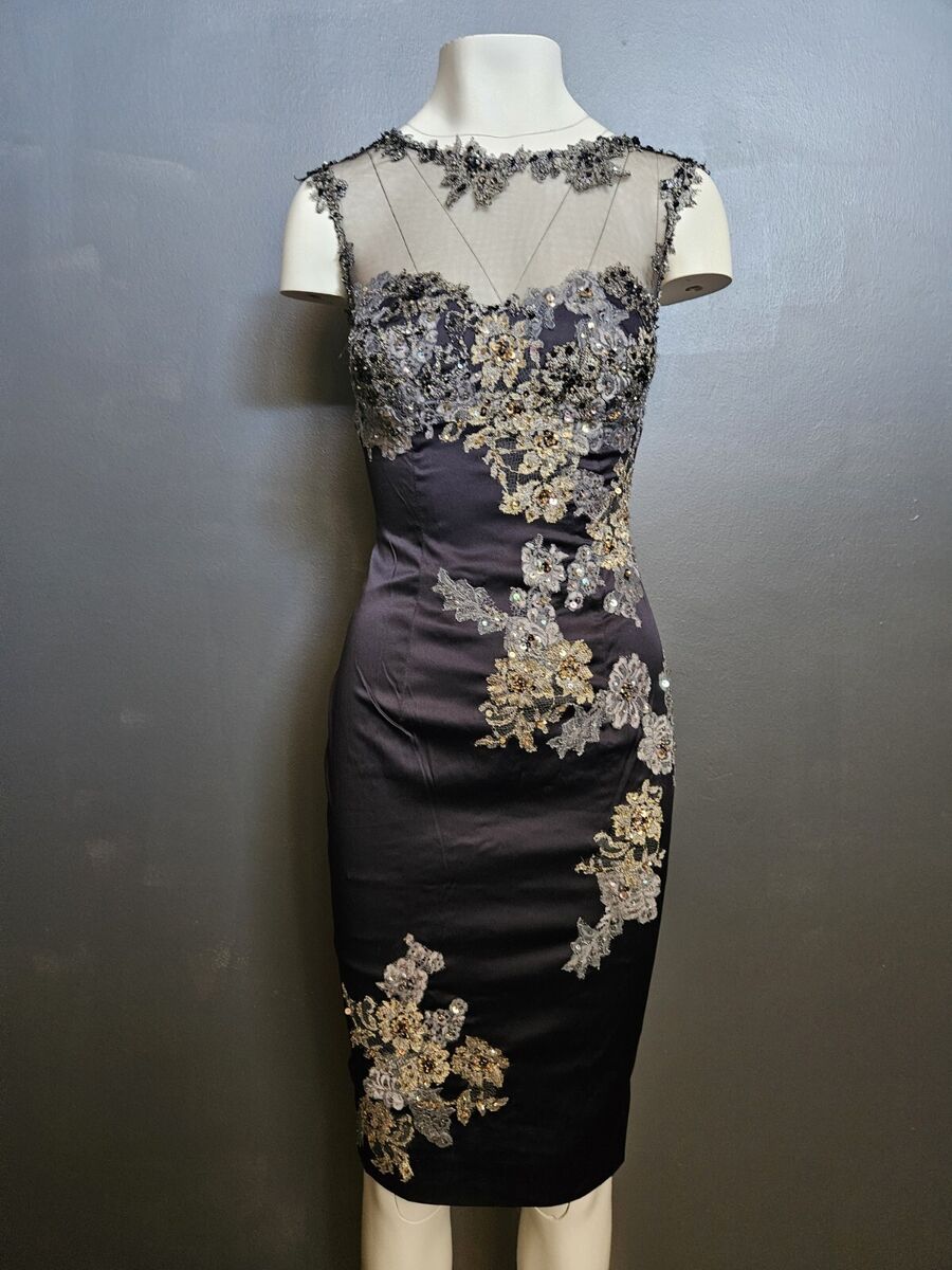💥STUNNING MANDALAY Evening COCKTAIL DRESS Julian Joyce 💥STUNNING MANDALAY Evening COCKTAIL DRESS Julian Joyce