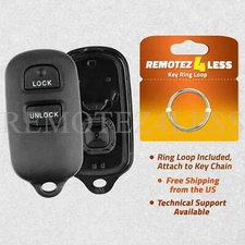 Replacement Keyless Entry Remote Shell Case Key Fob For Toyota 2 Buttons + Panic