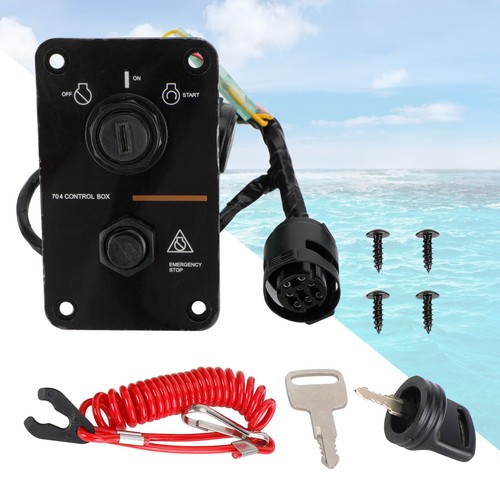Bouchon D'interrupteur D'allumage Universel Pour Moteur Yamaha Hors-bord 2 Temps 15-300CV - Noir
