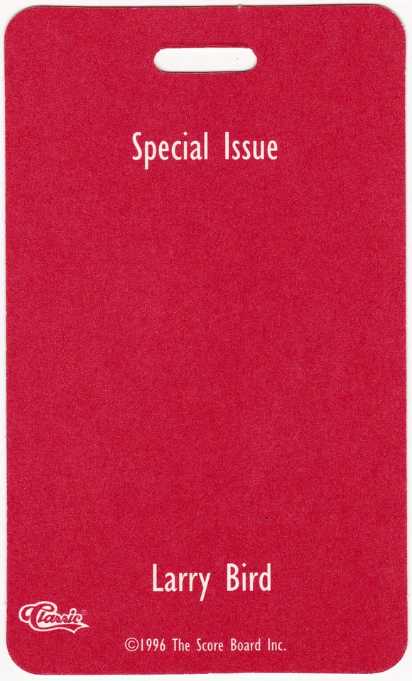 Tarjeta de exhibición Hallmark Ornament edición especial 1996 Larry Bird clásica PRÓXIMAMENTE Foto 2 de 2