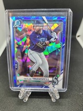 2021 Bowman Sapphire Edition - Chrome Prospects #BCP-132 Taylor Trammell (RC)
