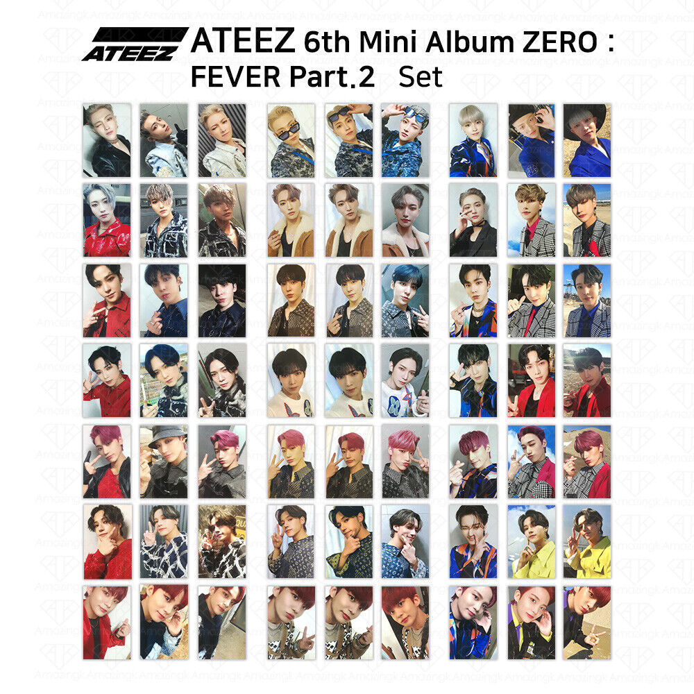 ATEEZ 6th Mini Album Zero Fever Part 2 Official Photocard ATEEZ 6th Mini Album Zero Fever Part 2 Official Photocard