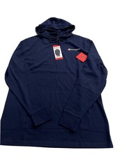 Champion Navy Blue Mens Jersey Pullover Medium Cotton NEW hoodie kangaroo pock