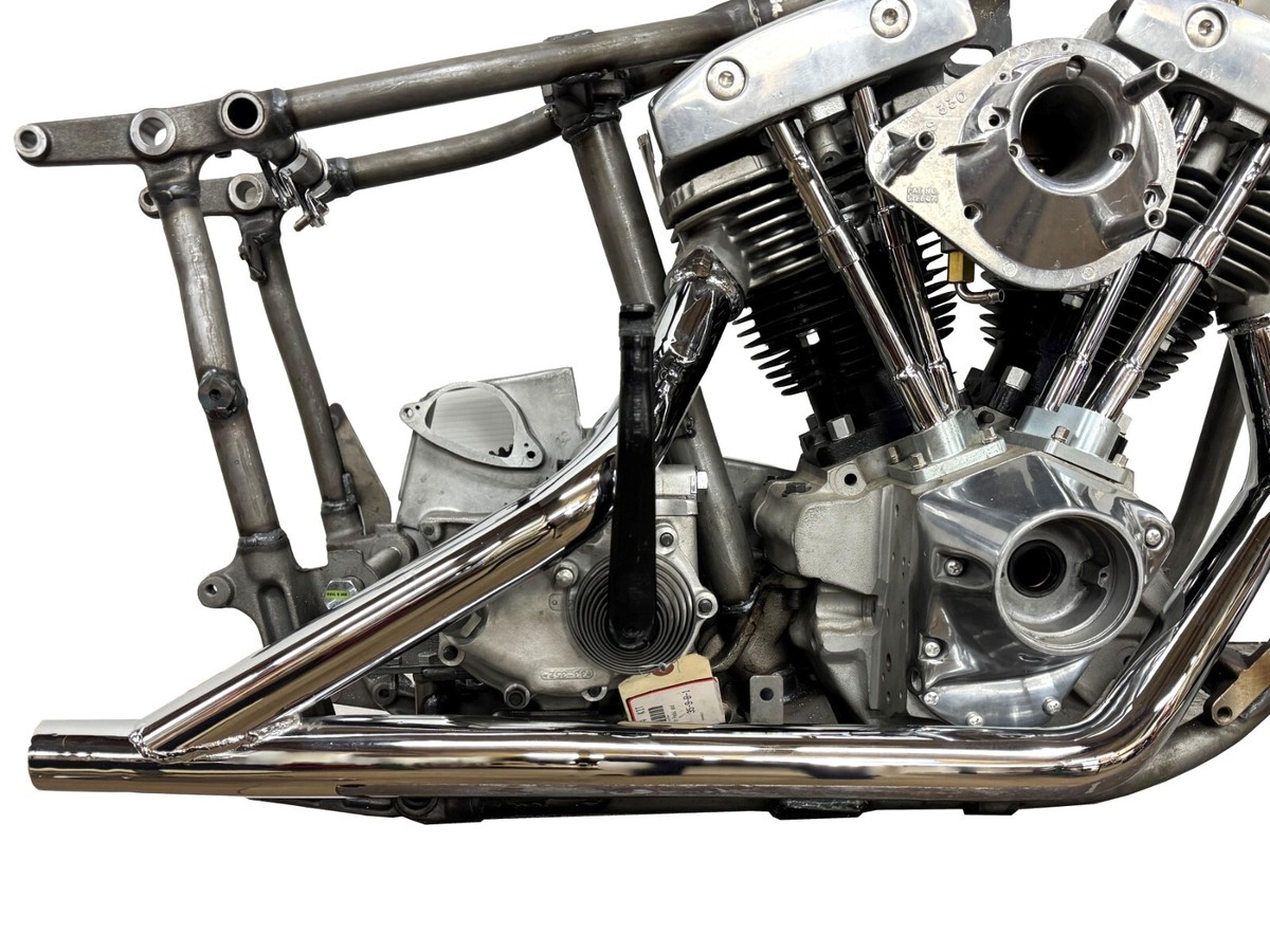 1971 1972 Harley Davidson Shovelhead 2:1 FX Exhaust Header Chrome