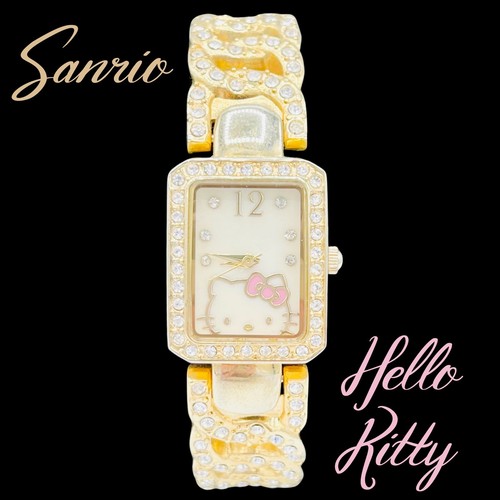 Rare Hello Kitty Gold Bangle Watch HKAQ2459