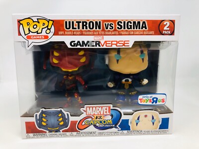 Funko Pop Marvel vs Capcom- Ultron vs. Sigma Figurines - Error on Box UTRON FP20