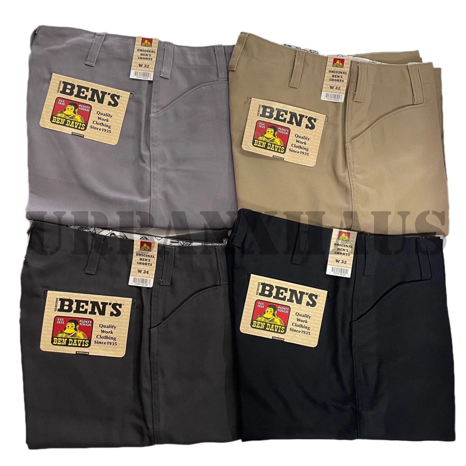 BEN DAVIS MEN'S ORIGINAL SHORTS * 5 COLORS SIZE 32-54
Opens in a new window or tab
