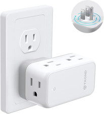 Multi Plug Outlet Extender - Wall Outlet Splitter with Rotating Plug, 6 AC Outle