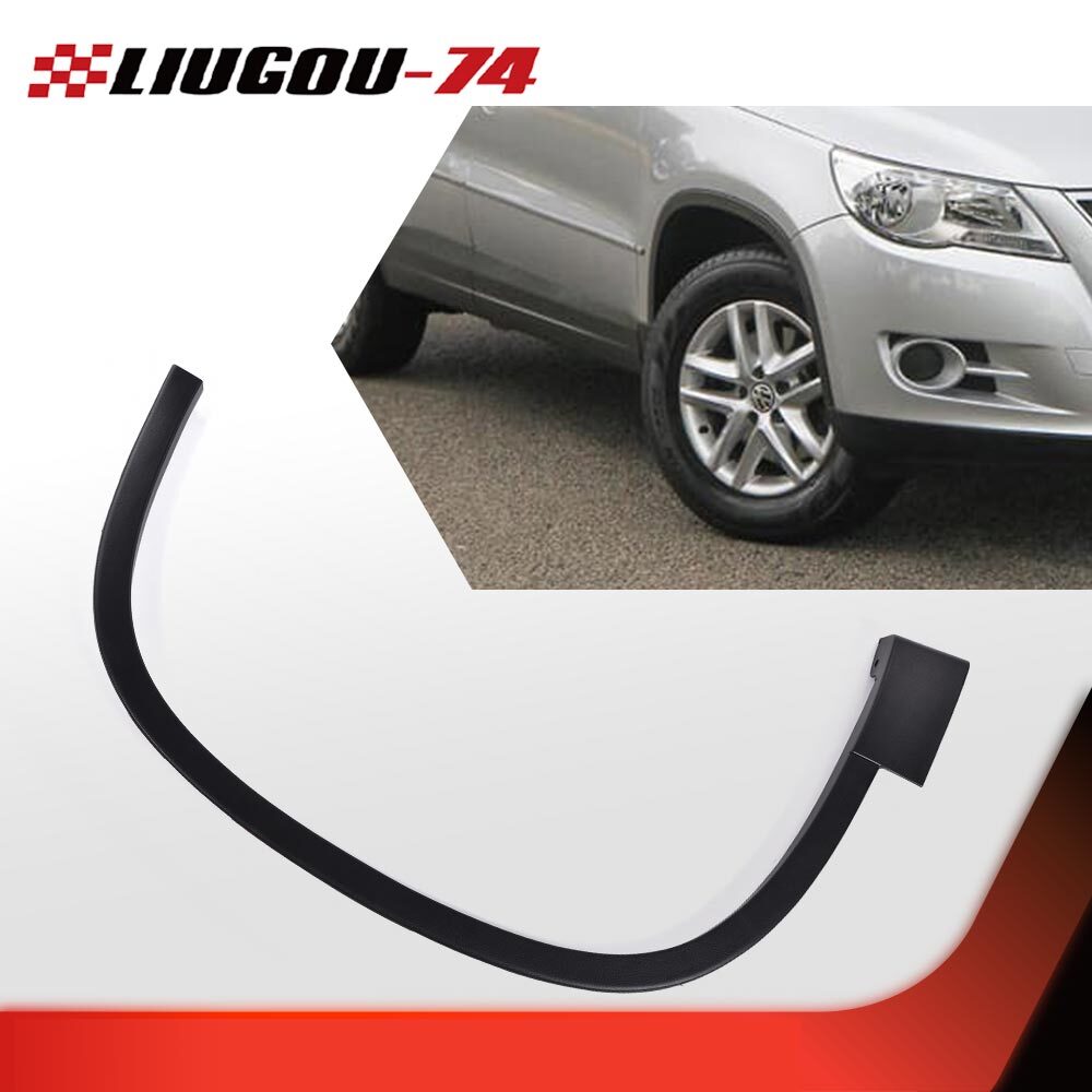 PIT66 Front Fender Flares For VW Tiguan 2012-2017 – Textured Black Wheel Arch Protectors - View #7