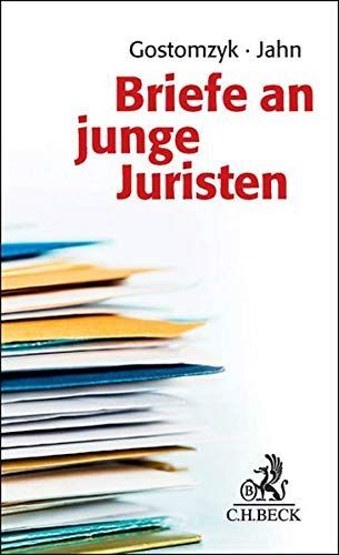 Thumbnail - Briefe An Junge Juristen Gostomzyk, Tobias Und Joachim Jahn: