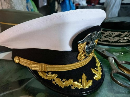 US Navy Commander captain Rank Cap 