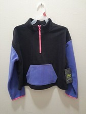 Girls Athletic Works Size Medium 7-8 Microfleece Pullover Sweatshirt Top NWT