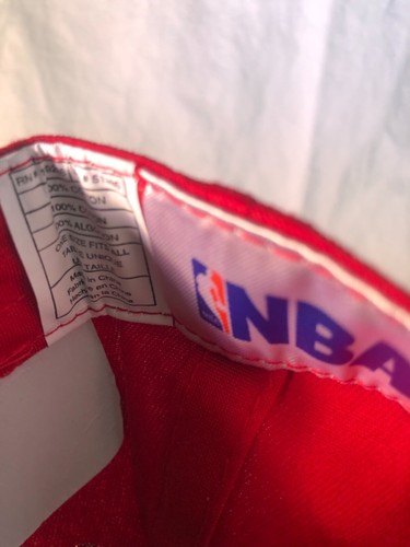 GORRA TRASERA CHICAGO BULLS NUEVA CON ETIQUETAS DE COLECCIÓN NBA - Imagen 4 de 4