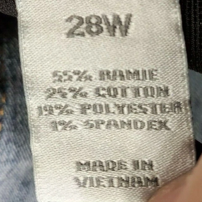 Fashion Bug Womens Shorts Size 28W Blue Jean - Image 3 of 4