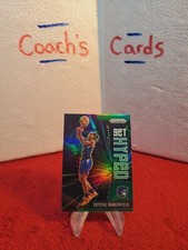2021 Panini Prizm WNBA Get Hyped Crystal Dangerfield Green Minnesota Lynx