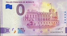 0 EURO BILLET PALAST FÜRSTLICHEN VON MONACO 2024 NUMMER VERSCHIEDENES