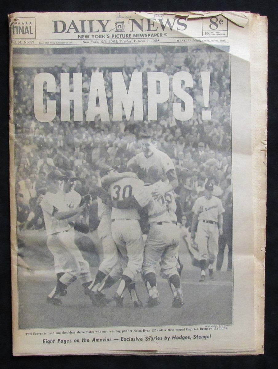 New York Mets 1969年ワールドチャンピオン スタジャン　MLB New York Mets 1969年ワールドチャンピオン スタジャン MLB New