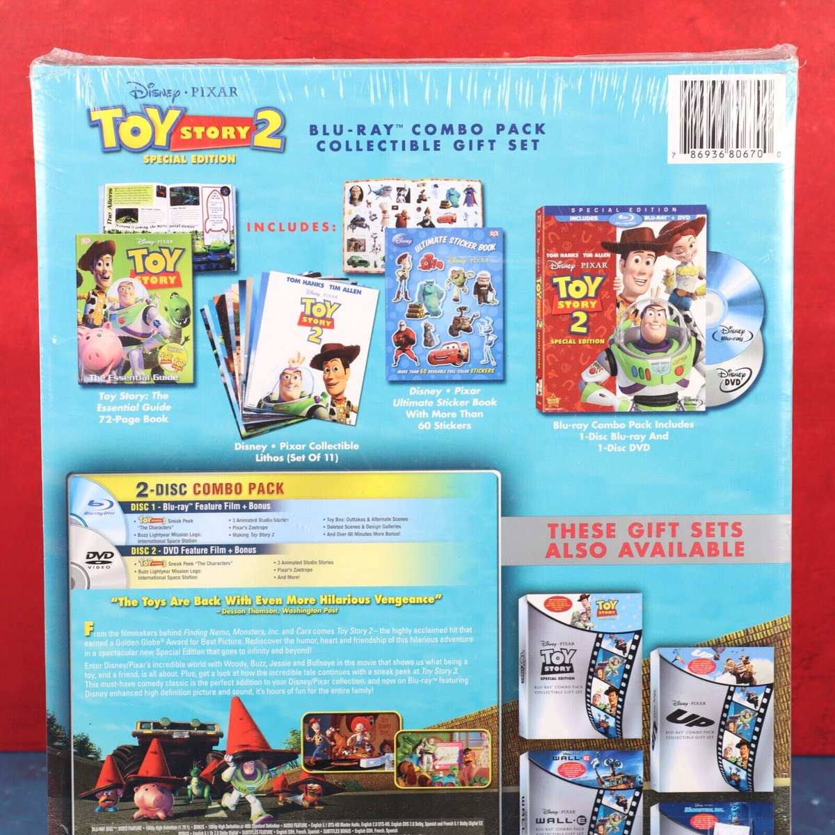 Toy Story 2 Disney Pixar Limited Edition Gift Set Includes 1 Disc